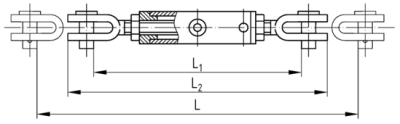 Талреп тип ЗС (муфта закрытая сварная)