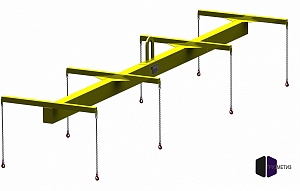 Траверса Н-образная за центр